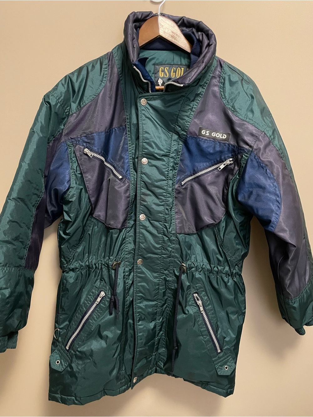 GS Gold Vintage 90's Ski Jacket Men's Small